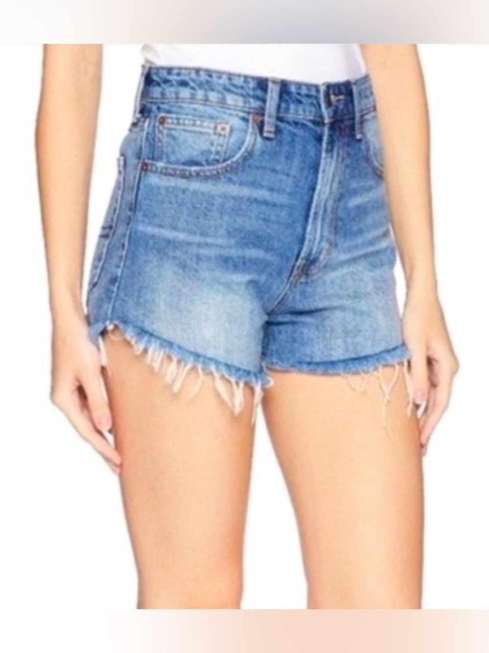 Lucky Brand Lucky Pins High Rise Denim Shorts 2 / 26